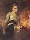 George Elgar Hicks Jane Isabella Baird (Villers) painting